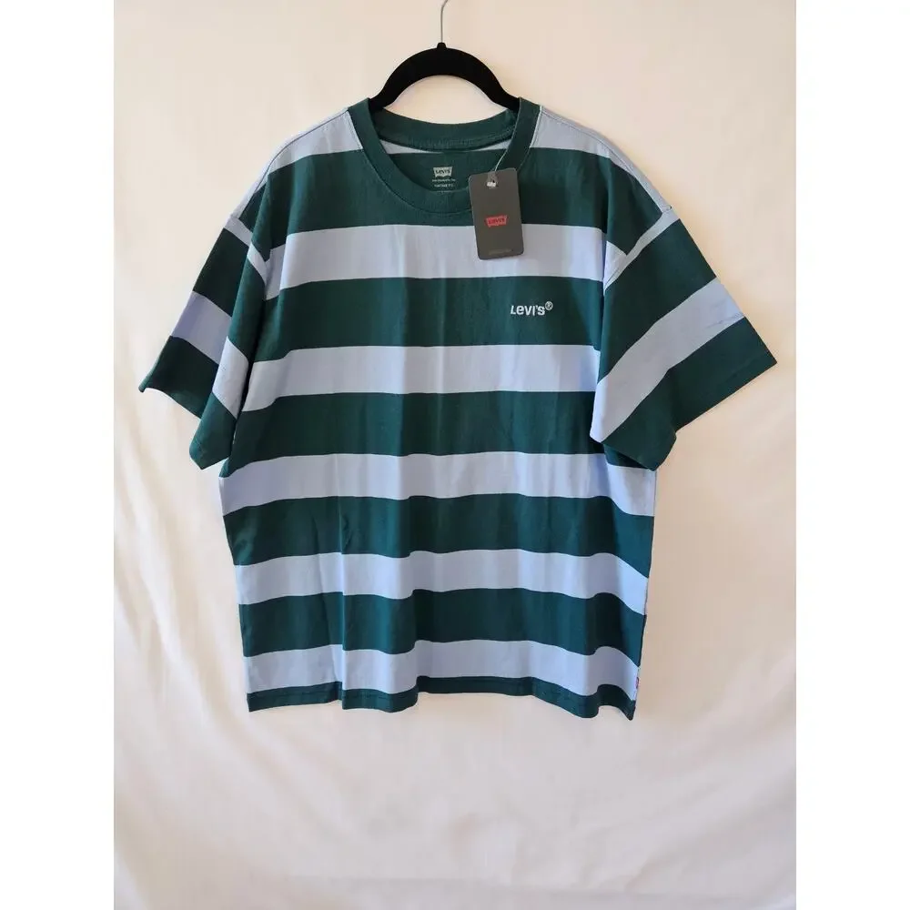 Levi's Shirts Stripes Button Up Blue Green Large Bundle